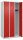 CP Spind Classic Plus lichtgrau, verkehrsrot 080000-30 S10014, 3 Schließfächer 90,0 x 50,0 x 185,0 cm