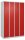 CP Spind Classic Plus lichtgrau, verkehrsrot 080000-40 S10017, 4 Schließfächer 120,0 x 50,0 x 185,0 cm