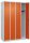 CP Spind Classic Plus reinorange, lichtgrau 080000-40 S10031, 4 Schließfächer 120,0 x 50,0 x 185,0 cm