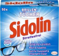 Sidolin Brillenputztücher Streifenfrei 1-lagig...