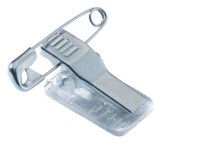DURABLE Namensschilder mit Kombiklemme 7,5 x 4,0 cm, 25 St.