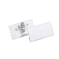 DURABLE Namensschilder mit Kombiklemme 7,5 x 4,0 cm, 25 St.