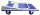 Transportwagen blau 47,0 x 72,5 x 82,0 cm bis 150,0 kg