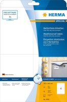HERMA wetterfeste Folienetiketten 4598 weiß 105,0 x...