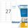 HERMA wetterfeste Folienetiketten 4594 weiß 63,5 x 29,6 mm, 40 Blatt