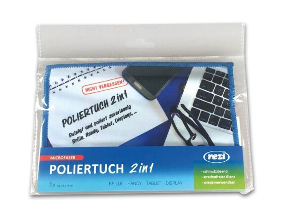 Rezi Poliertuch 2in1 Premium Mikrofasertücher 40-90 °C waschbar, 1 St.
