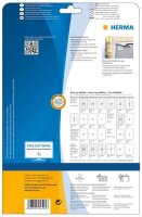 HERMA wetterfeste Folienetiketten 4595 weiß 97,0 x 42,3 mm, 10 Blatt