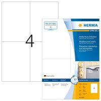 HERMA wetterfeste Folienetiketten 4599 weiß 105,0 x...