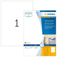 HERMA wetterfeste Folienetiketten 4602 weiß 210,0 x...