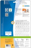 HERMA Etiketten 8633 weiß 66,0 x 33,8 mm, 10 Blatt