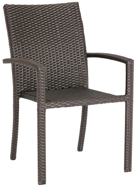 BEST Gartenstuhl mit Armlehnen Samoa coffee, 1 St.  ( 45100093 )
