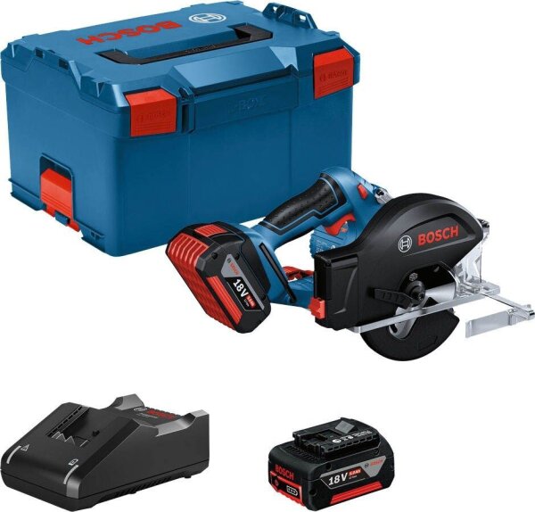 BOSCH Professional GKM 18V-50 Akku-Handkreissäge-Set 18,0 V, mit 2 Akkus