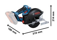 BOSCH Professional GKM 18V-50 Akku-Handkreissäge-Set...