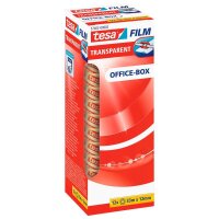 tesa OFFICE-BOX Klebefilm transparent 12,0 mm x 33,0 m 12...