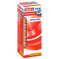 tesa OFFICE-BOX Klebefilm transparent 19,0 mm x 33,0 m 8...