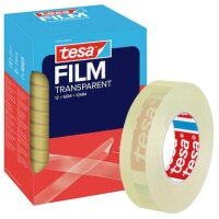 tesa OFFICE-BOX Klebefilm transparent 12,0 mm x 66,0 m 12 Rollen