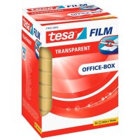 tesa OFFICE-BOX Klebefilm transparent 19,0 mm x 66,0 m 8...