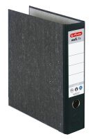 herlitz maX.file nature Ordner schwarz marmoriert Karton...