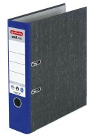 herlitz maX.file nature Ordner blau marmoriert Karton 8,0...