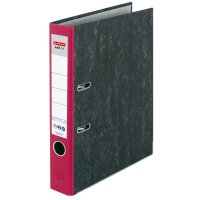 herlitz maX.file nature Ordner rot marmoriert Karton 5,0...