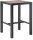 barths Gartentisch Paros anthrazit quadratisch 80,0 x 80,0 x 109,5 cm