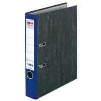 herlitz maX.file nature Ordner blau marmoriert Karton 5,0...