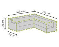 BEST Schutzhülle für Lounge-Set 300,0 x 300,0 x...