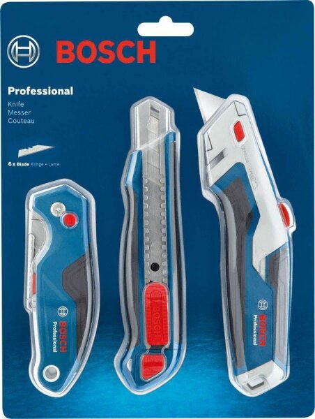 BOSCH Professional Cuttermesser-Set Combo Kit blau 1,8 cm, 1 St.