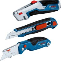 BOSCH Professional Cuttermesser-Set Combo Kit blau 1,8...