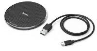 hama QI-FC10 Induktive Ladestation schwarz,...