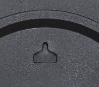 MAUL Funkwanduhr MAULstep weiß silber Kunststoff, Ø 30,0 cm