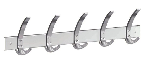 Kerkmann Wandgarderobe public 32640414 silber Metall 15 Haken 65,0 x 17,0 cm  ( 32640414 )