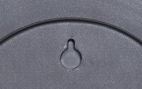 MAUL Funkwanduhr MAULfly schwarz silber Aluminium, Ø 30,5 cm