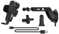 hama FC10 Motion Induktives Kfz-Ladegerät schwarz, Kabellänge: 1,0 m, 10 Watt