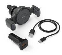 hama FC10 Flex-Set Induktives Kfz-Ladegerät schwarz,...