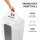 AKTION: Fellowes Powershred LX70 Aktenvernichter mit Partikelschnitt P-4, 4 x 40 mm, bis 11 Blatt, weiß mit 20 Euro CashBack