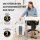 AKTION: Fellowes Powershred LX70 Aktenvernichter mit Partikelschnitt P-4, 4 x 40 mm, bis 11 Blatt, weiß mit 20 Euro CashBack