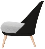 meet powered by PAPERFLOW Sessel COCOON schwarz buche Kunststoff 70,0 x 65,5 x 75,5 cm, 1 St.