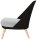 meet powered by PAPERFLOW Sessel COCOON schwarz buche Kunststoff 70,0 x 65,5 x 75,5 cm, 1 St.