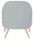 meet powered by PAPERFLOW Sessel COCOON grau buche Kunststoff 70,0 x 65,5 x 75,5 cm, 1 St.
