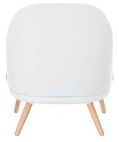 meet powered by PAPERFLOW Sessel COCOON weiß buche Kunststoff 70,0 x 65,5 x 75,5 cm, 1 St.