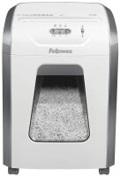 Fellowes Powershred 15C Aktenvernichter mit Partikelschnitt P-4, 4 x 40 mm, bis 15 Blatt, weiß