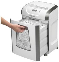 Fellowes Powershred 15C Aktenvernichter mit Partikelschnitt P-4, 4 x 40 mm, bis 15 Blatt, weiß