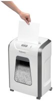 Fellowes Powershred 15C Aktenvernichter mit Partikelschnitt P-4, 4 x 40 mm, bis 15 Blatt, weiß