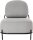 meet powered by PAPERFLOW Sessel ADMIRAAL grau schwarz Stoff 66,5 x 71,0 x 77,0 cm, 1 St.