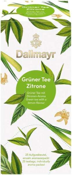Dallmayr Grüner Tee Zitrone Tee 25 Portionen