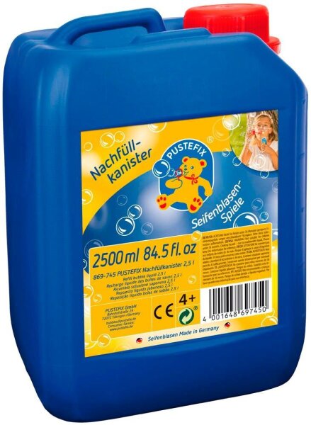 PUSTEFIX® Seifenblasenflüssigkeit 2500 ml, 1 St.