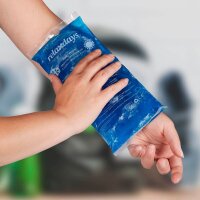 relaxdays Kühlpad-Set 8er 10026303_0 blau, 1 Set