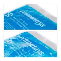 relaxdays Kühlpad-Set 8er 10026303_0 blau, 1 Set