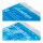 relaxdays Kühlpad-Set 8er 10026303_0 blau, 1 Set